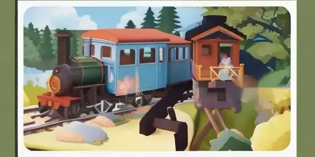 Kadr z gry Railbound